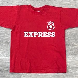 Vintage Red Soccer Tee #10